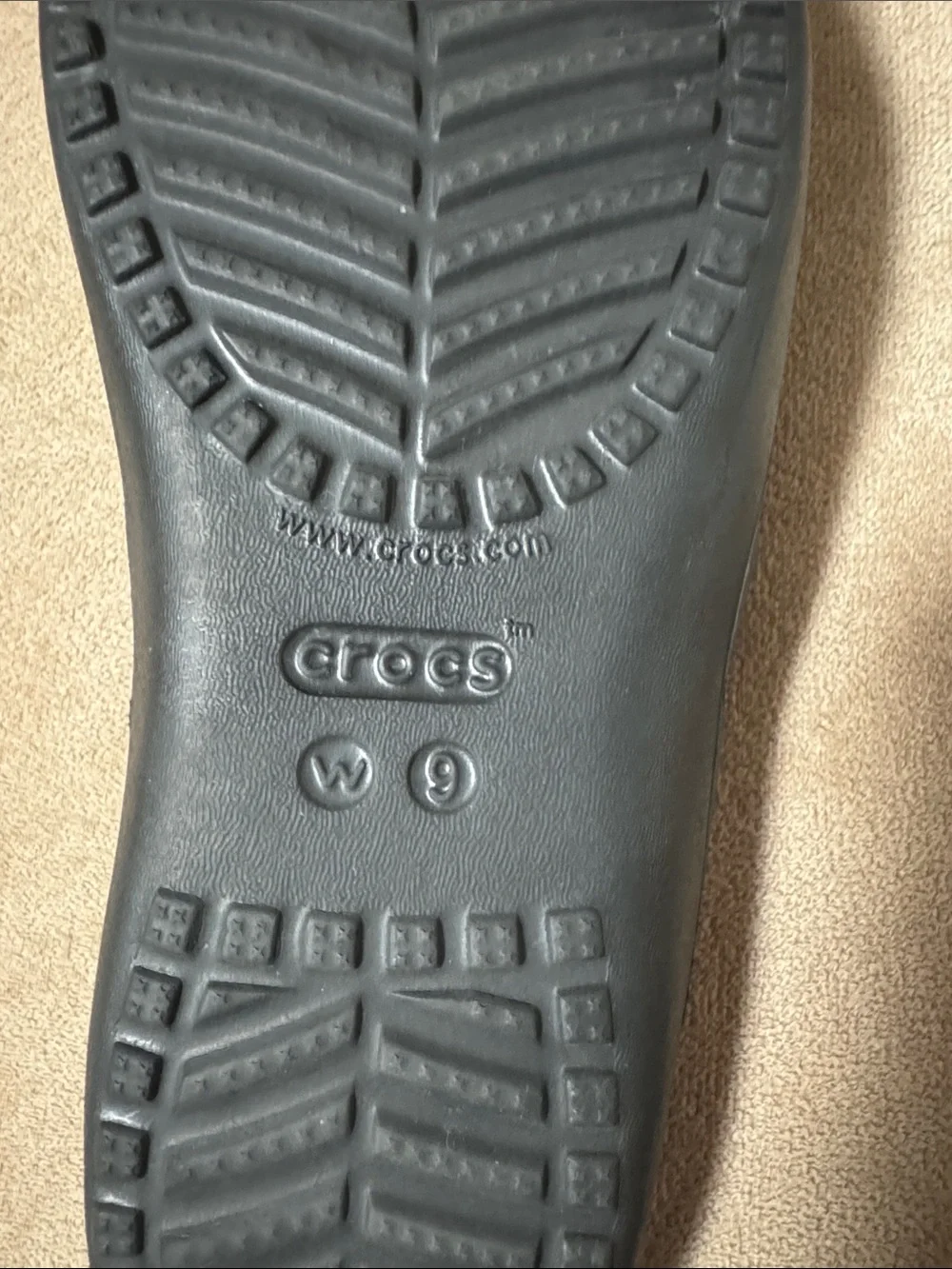 CROCS Women’s Black Comfort Flip-Flops